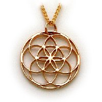 The Seed of Life, 14K Gold